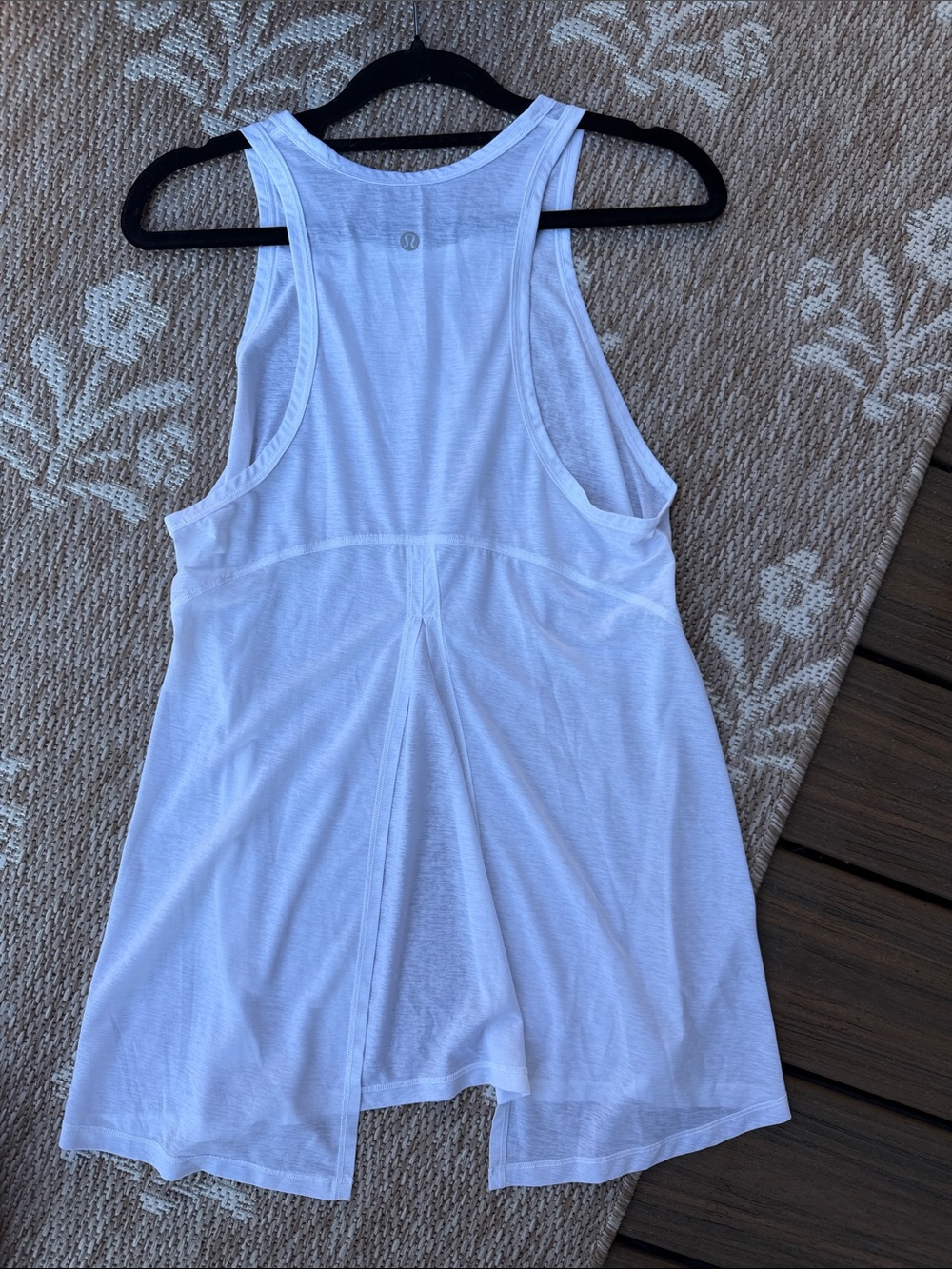 Lululemon White Racerback Tank Top - Lightweight Everyday Layer - Picture 2 of 3